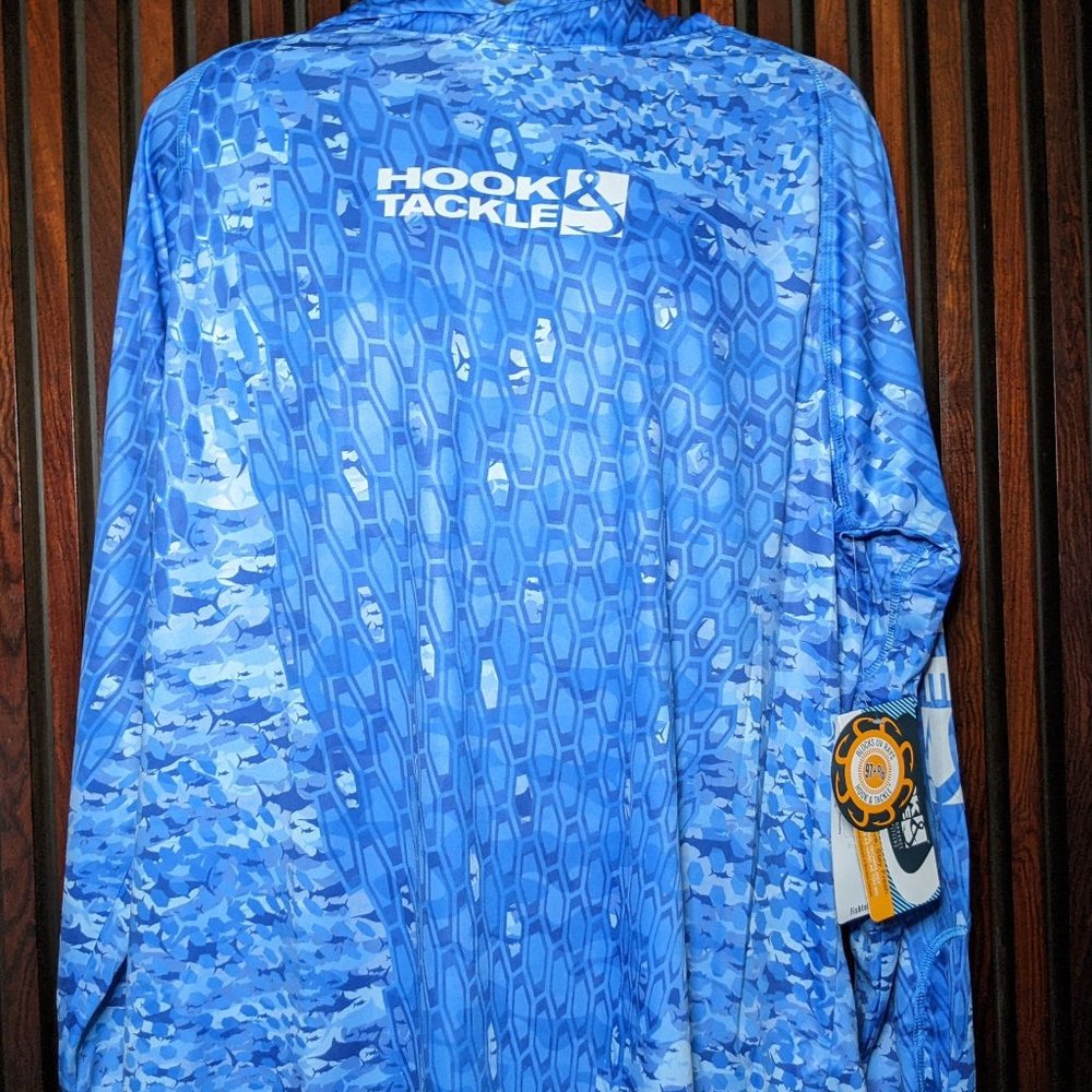 Hook & Tackle Long Sleeve Hoodie Shirt XL